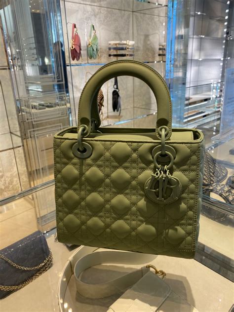 dior lady green|Dior green bag.